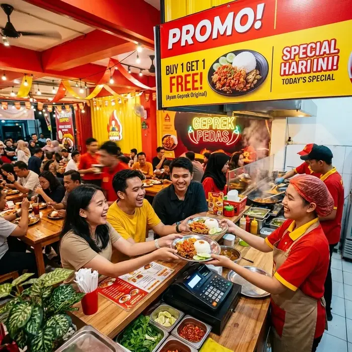 10 Ide Promo Ayam Geprek yang Terbukti Tingkatkan Omzet Harian